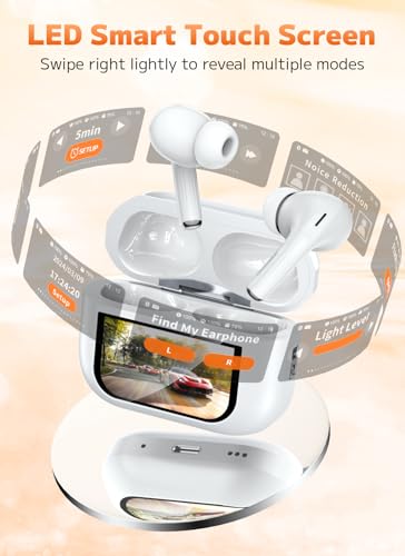 Bluetooth 5.4 ANC Earbuds with Touch Control & 48H Playtime
