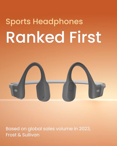 AfterShokz OpenRun Aeropex Open-Ear Bluetooth Sport Headphones - Sweat Resistant for Workouts and Running